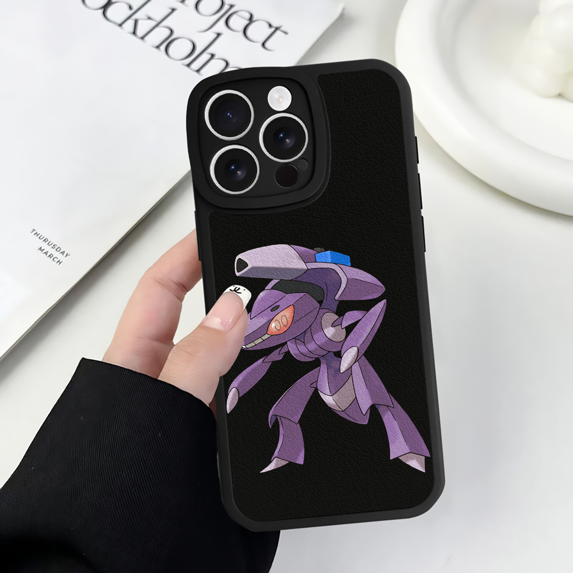 （画像用） ポケットモンスター Pokémon 【iPhone 16シリーズ対応】シリコンスマホケース（レザー調） 材質：シリコン